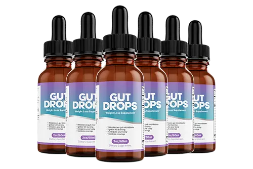 GutDrops six bottle package